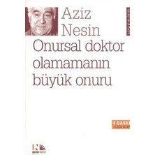 Nesin Yayınevi Onursal Doktor Olamamanın Büyük Onuru