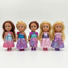 PopŞeker 5'li Mini Bebek Seti Taşınabilir Evcilik Bebekleri | 3+ Yaş | 5 Parça | Eğitici Minik Bebek