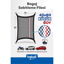 Beksit DRIVE- Renault, Peugeot, Citroen Uyumlu Özel Renkli Tasarım Bagaj Sabitleme Filesi (40x60 cm) (Fransa)