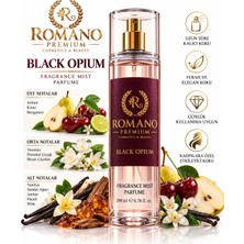 Romano Black Opium Vücut Spreyi 200 ml Kalıcı Parfüm Esanslı