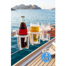 Goldsea Marine Tekne Bardaklık Ø25-30MM Vardevelaya Asma Plastik Beyaz 3 Adet