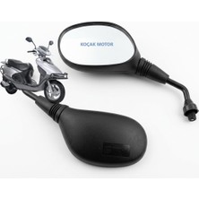 Koçak Motor Kuba VN50 Pro -Akalite- Scooter Ayna Takımı