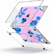 Str Store MacBook Pro 13 Inç A2338 Uyumlu M1/m2 3m Sticker Kaplama Laptop Skin – Hassas Lazer Kesim Tam Kaplama (Üst+Alt Kasa) Çizilme Koruması Lila