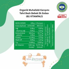 Str Store Soul Kitchen Organik Bebek Muhallebisi B1 Vitaminli Tahıl Bazlı Ek Gıda 250GR