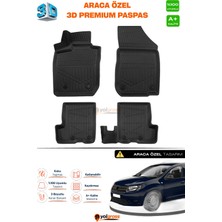 Meka Part Dacia Logan 2 Sedan Eu 3D Pro Havuzlu Paspas 2013-2021 A+ Kalite