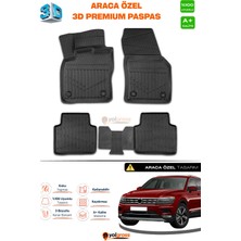 Meka Part Vw Tiguan Allspace 3D Pro Havuzlu Paspas 2016-2024 A+ Kalite