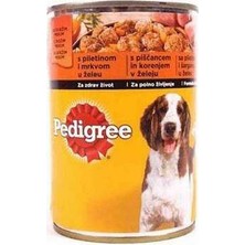 Bin1çeşit Tavuklu ve Havuçlu Yetişkin Köpek Konservesi 400 gr