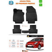Meka Part Renault Clio 3 3D Pro Havuzlu Paspas 2005-2012 A+ Kalite