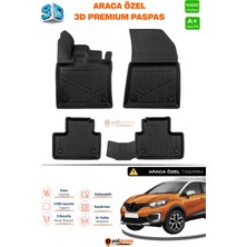 Meka Part Renault Captur 3D Pro Havuzlu Paspas 2019 Üzeri A+ Kalite