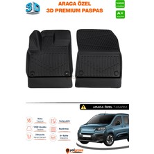 Meka Part Fiat Doblo Panelvan 3D Pro Havuzlu Paspas Ön 2'li 2023 Üzeri A+ Kalite