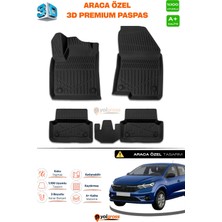Meka Part Dacia Sandero 3D Pro Havuzlu Paspas 2020 Üzeri A+ Kalite