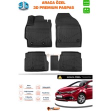Meka Part Toyota Auris 3D Pro Havuzlu Paspas 2013-2020 A+ Kalite