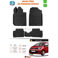 Meka Part Kia Picanto 3D Pro Havuzlu Paspas 2017 Üzeri A+ Kalite
