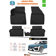 Meka Part Peugeot 408 Hybrid 3D Pro Havuzlu Paspas 2023 Üzeri A+ Kalite