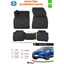 Meka Part Nissan Qashqai E-Power 3D Pro Havuzlu Paspas 2021 Üzeri A+ Kalite
