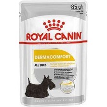Bin1çeşit Ccn Dermacomfort Loaf Pate Pouch Küçük Irk Yetişkin Köpek Konservesi 12 Adet 85 gr