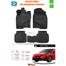 Meka Part Honda Civic 3D Pro Havuzlu Paspas 2021 Üzeri A+ Kalite