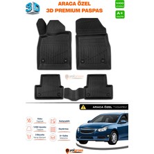 Meka Part Chevrolet Cruze 3D Pro Havuzlu Paspas 2008-2019 A+ Kalite