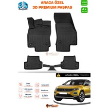 Meka Part Vw T-Roc 3D Pro Havuzlu Paspas 2019-2025 A+ Kalite
