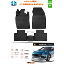 Meka Part Peugeot 408 3D Pro Havuzlu Paspas 2023 Üzeri A+ Kalite