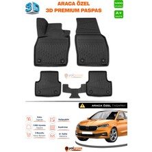Meka Part Skoda Fabia 4 3D Pro Havuzlu Paspas 2021 Üzeri A+ Kalite