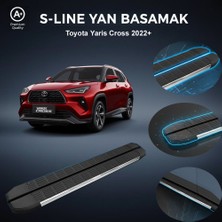 Ekolmaks Toyota Yaris S-Line Premium Krom Yan Basamak 2022 Sonrası