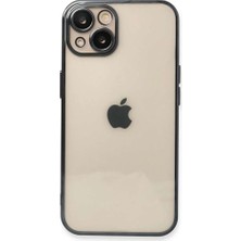 Iphone 13 Kılıf Razer Lensli Silikon - Siyah