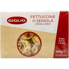 Giglio Gıglıo Fettuccıne Dı Semola Makarna 500 gr *5'li