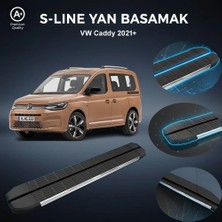 Ekolmaks Volkswagen Caddy S-Line Premium Krom Yan Basamak 2021 Sonrası