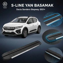 Ekolmaks Dacia Sandero Stepway S-Line Premium Krom Yan Basamak 2021 Sonrası
