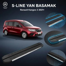 Ekolmaks Renault Kangoo 3 S-Line Premium Krom Yan Basamak 2021 Sonrası