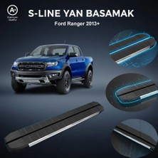 Ekolmaks Ford Ranger S-Line Premium Krom Yan Basamak 2013 Sonrası