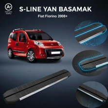 Ekolmaks Fiat Fiorino Kısa S-Line Premium Krom Yan Basamak 2008 Sonrası