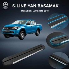 Ekolmaks Mitsubishi L200 S-Line Premium Krom Yan Basamak 2015-2019