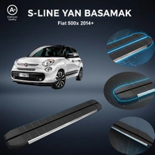 Ekolmaks Fiat 500X S-Line Premium Krom Yan Basamak 2014 Sonrası