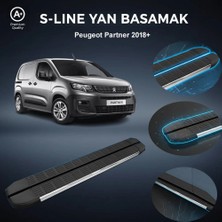 Ekolmaks Peugeot Partner S-Line Premium Krom Yan Basamak 2018 Sonrası