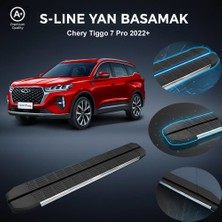 Ekolmaks Chery Tiggo 7 Pro S-Line Premium Krom Yan Basamak 2022 Sonrası