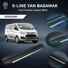 Ekolmaks Ford Tourneo Custom Uzun S-Line Premium Krom Yan Basamak 2012 Sonrası