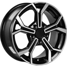 AKD-DX836-02 18 Inç 5X112 Passat Audi A4 Mercedes E Uyumlu ET35 66.6 Gun Diamond  18 Inç Jant Takımı (4 Adet)