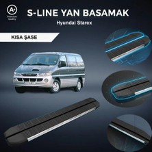 Ekolmaks Hyundai Starex Uzun S-Line Premium Krom Yan Basamak 1998-2007