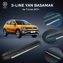 Ekolmaks Volkswagen T-Cross S-Line Premium Krom Yan Basamak 2017 Sonrası