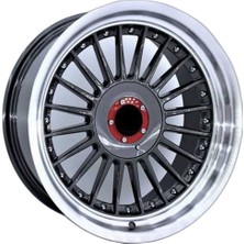 AKD-DX1201-03 19 Inç 5X112 Bmw 3 5 X5 Audi A4 Uyumlu ET40 66.6 Black Finished  (Arka) 19 Inç Jant Takımı (4 Adet)