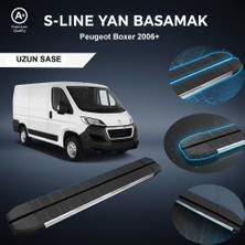 Ekolmaks Peugeot Boxer Uzun S-Line Premium Krom Yan Basamak 2006 Sonrası