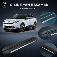 Ekolmaks Citroen C4 S-Line Premium Krom Yan Basamak 2022 Sonrası