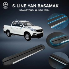 Ekolmaks Ssangyong Musso S-Line Premium Krom Yan Basamak 2018 Sonrası