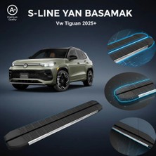 Ekolmaks Volkswagen Tiguan S-Line Premium Krom Yan Basamak 2025 Sonrası