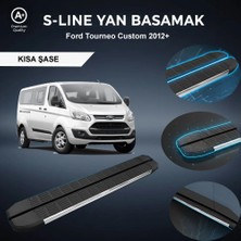 Ekolmaks Ford Tourneo Custom Kısa S-Line Premium Krom Yan Basamak 2012 Sonrası