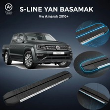 Ekolmaks Volkswagen Amarok S-Line Premium Krom Yan Basamak 2017 Sonrası