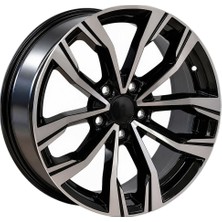 AKD-GX180-01-2 20 Inç 5X130 Porsche Cayenne Uyumlu ET68 71.6 Black Finished  (Arka) 20 Inç Jant Takımı (4 Adet)