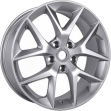AKD-GX364-08 18 Inç 4X100 Captur Uyumlu ET42 67.1 Silver Cappadocia  18 Inç Jant Takımı (4 Adet)